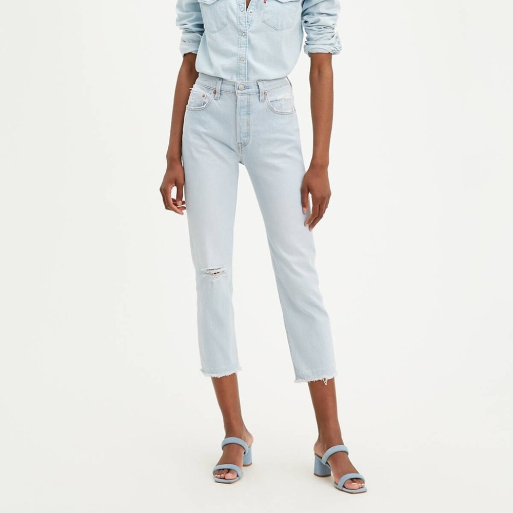 Levi’s 501 Original stretch cropped jean BNWT